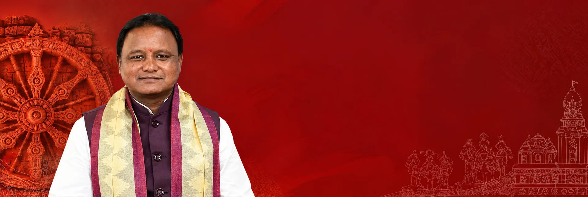 Shri Mohan Charan Majhi - Hon'ble Chief Minister, Odisha Background